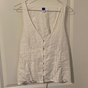 Women’s tank top with tie detail in back